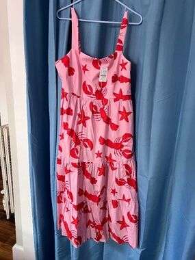 J. Crew lobster dress